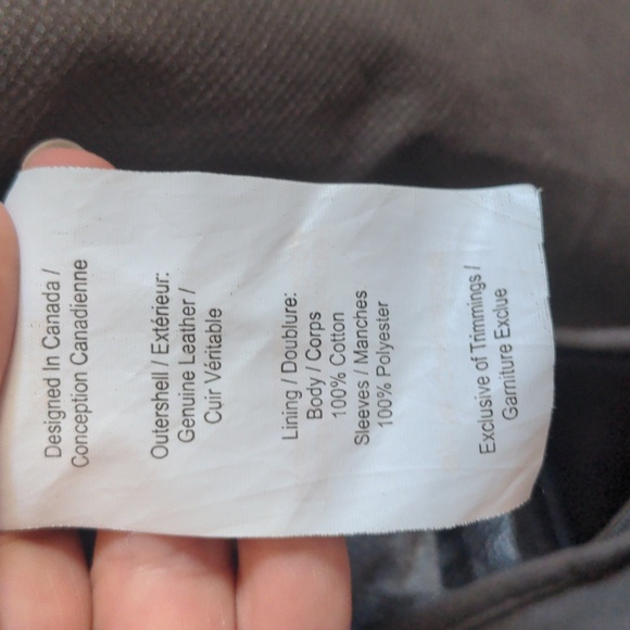 Danier Men's XL leather motorcycle jacket - Picture 10 of 14